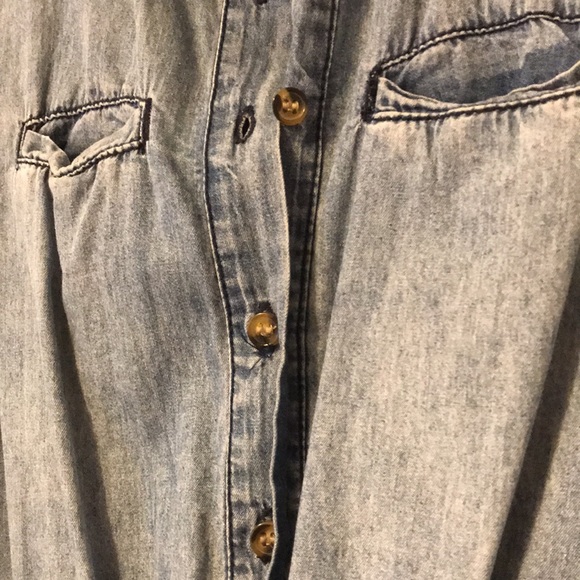 Charlotte Russe denim button dress - Picture 2 of 5
